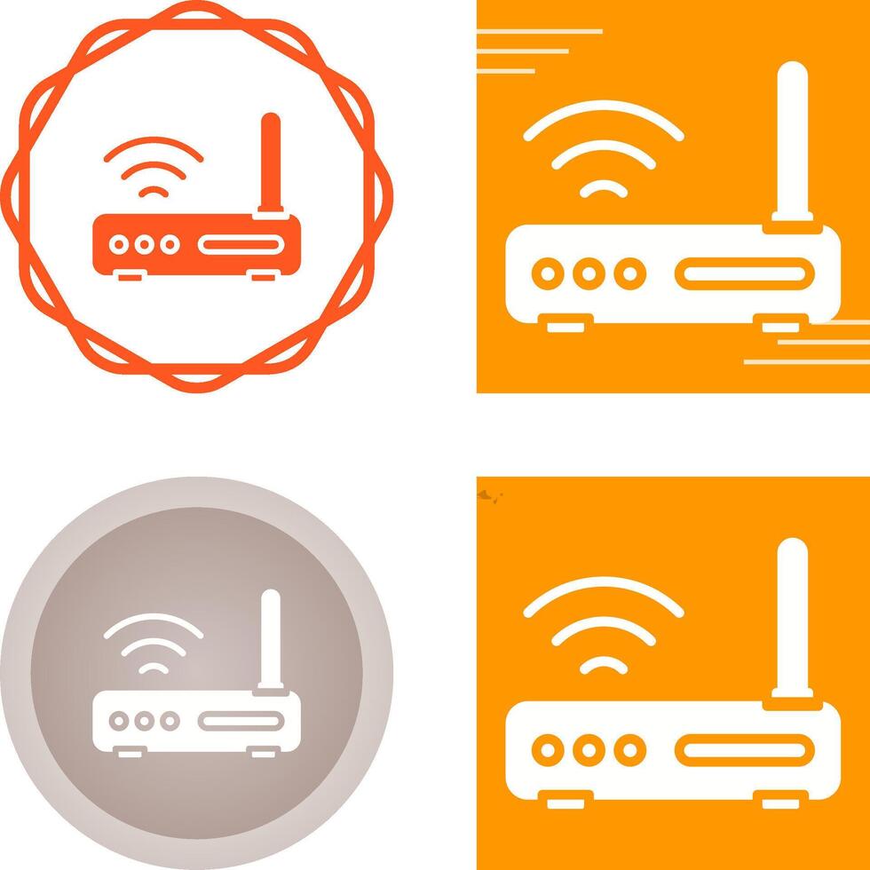 Wi-Fi Router Vector Icon