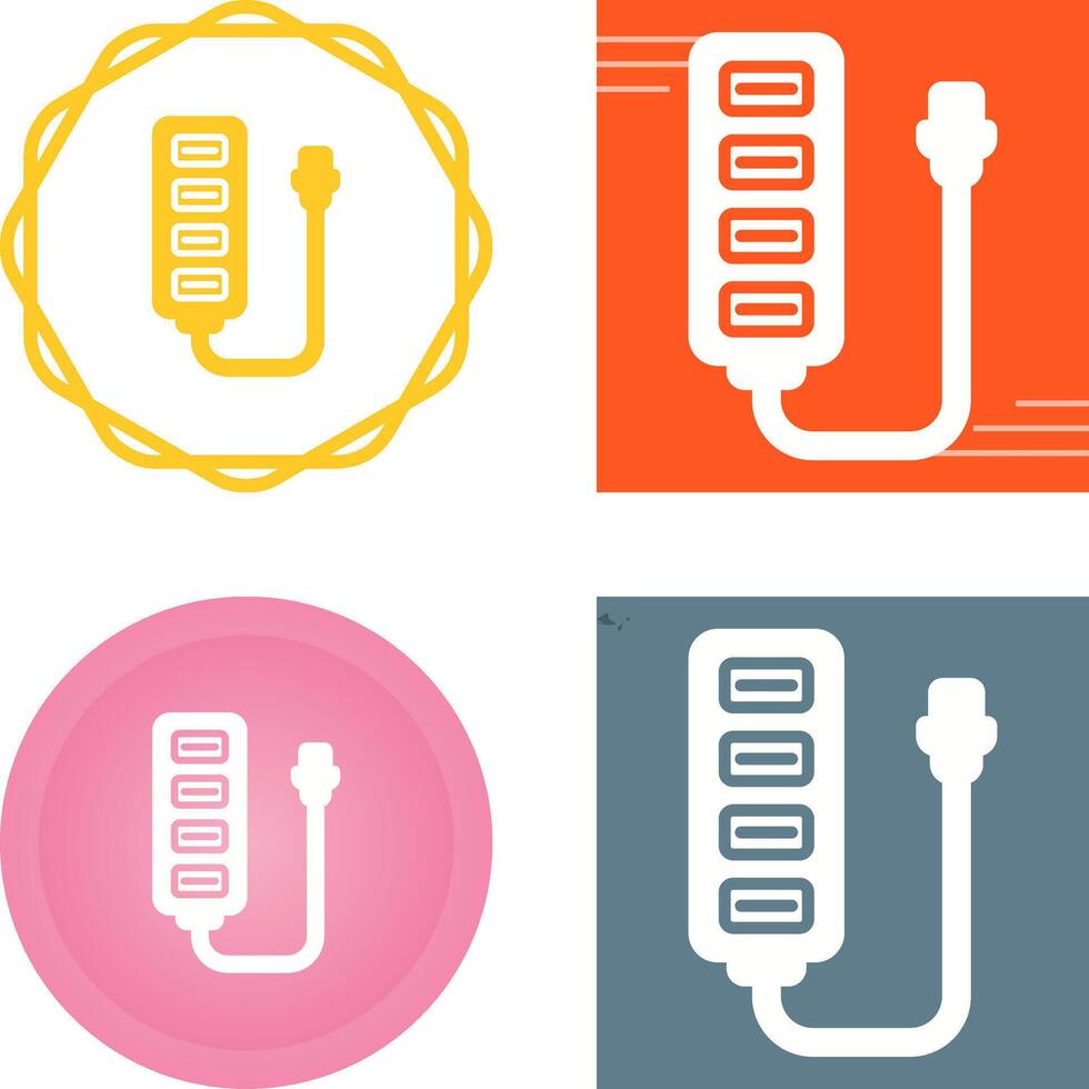 USB Hub Vector Icon