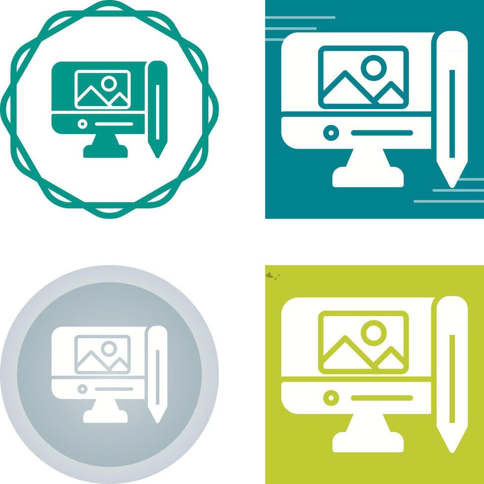 Digital Art Vector Icon