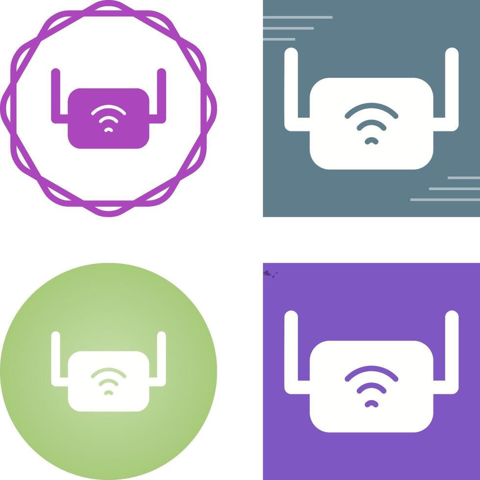 Wi-Fi Range Extender Vector Icon