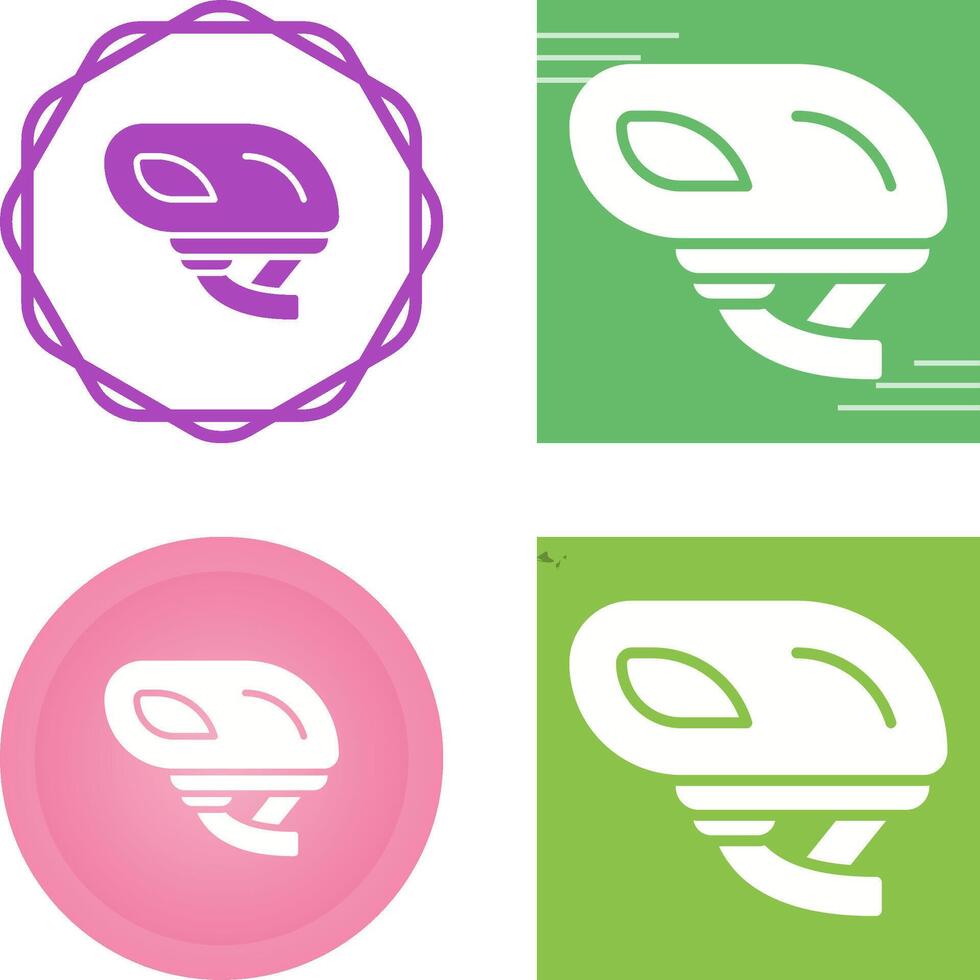 Smart Bike Helmet Vector Icon