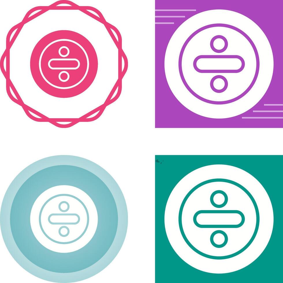 Division Vector Icon