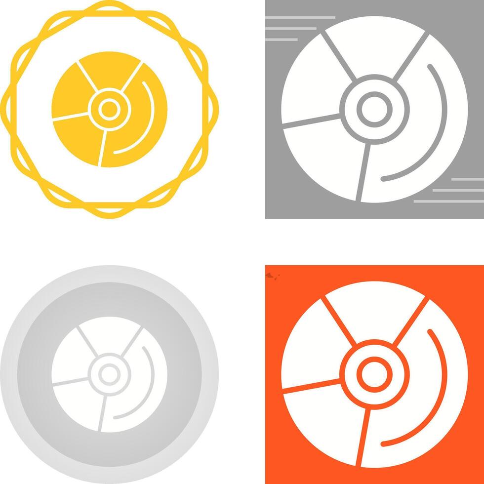 icono de vector de dvd