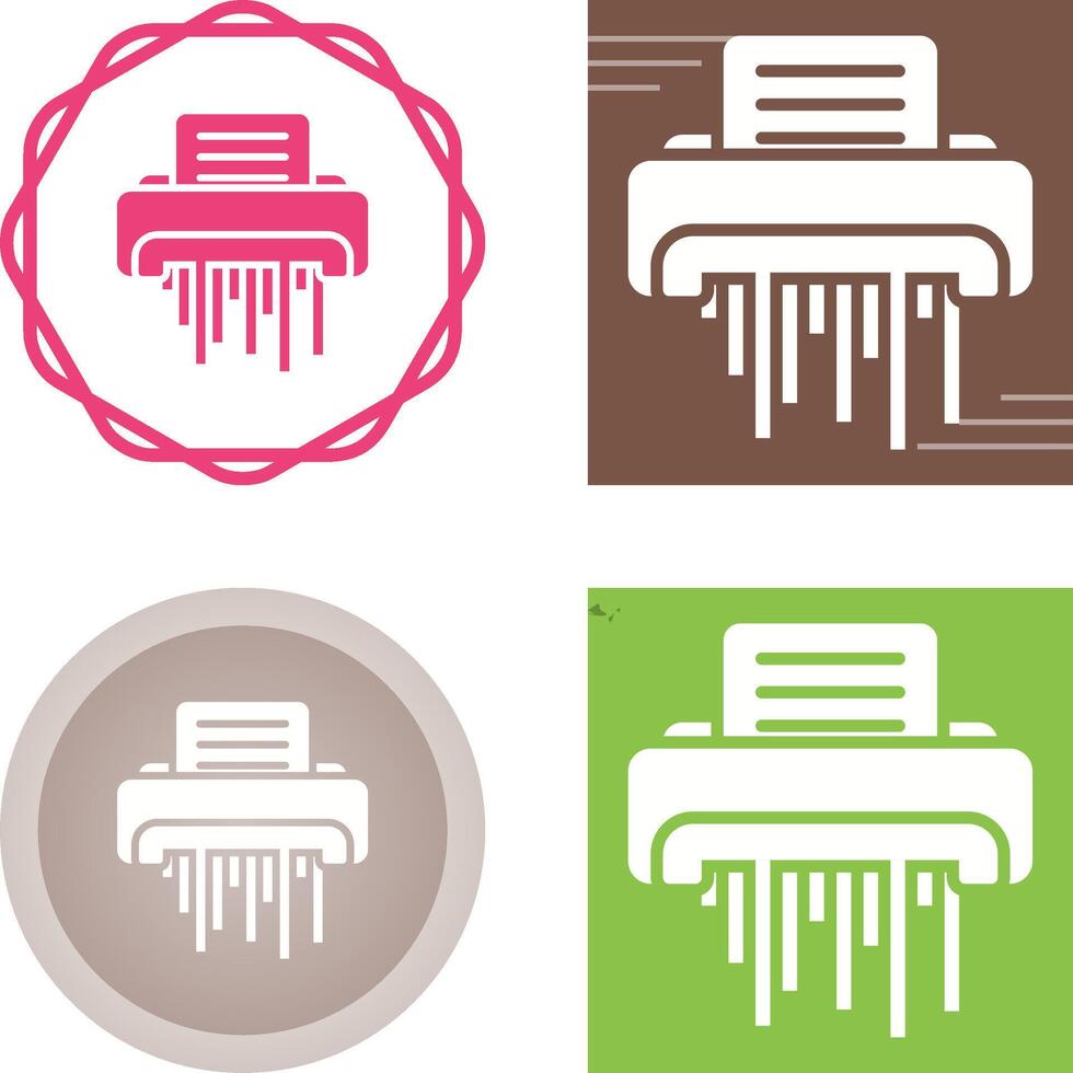 Shredder Vector Icon