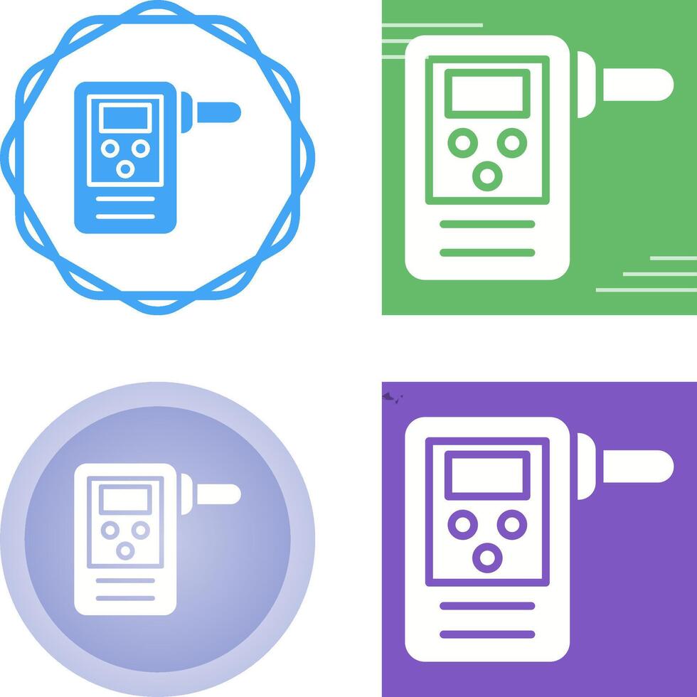 Breathalyzer Vector Icon