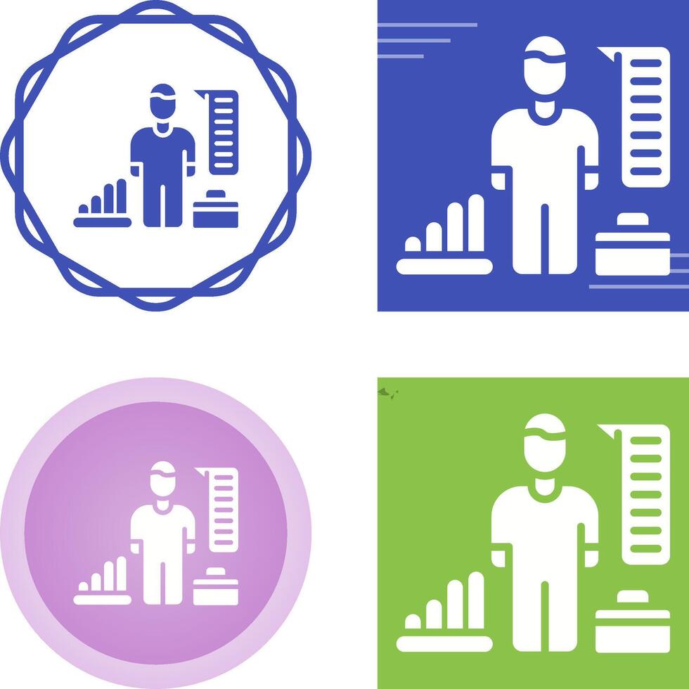 HR Analytics Vector Icon
