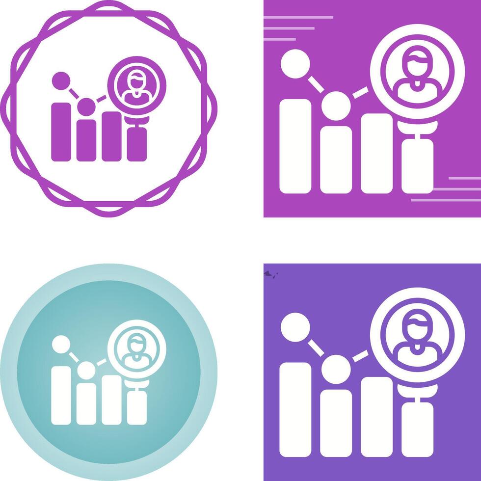 Customer Analytics Vector Icon