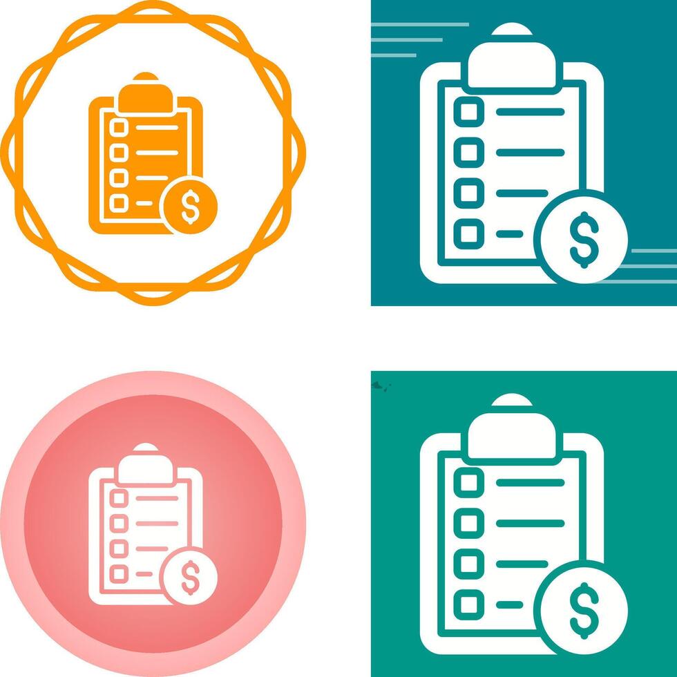 Financial Planning Vector Icon