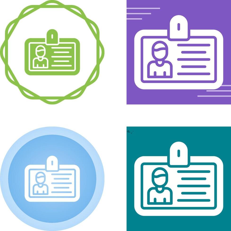 Business Card Vector Icon