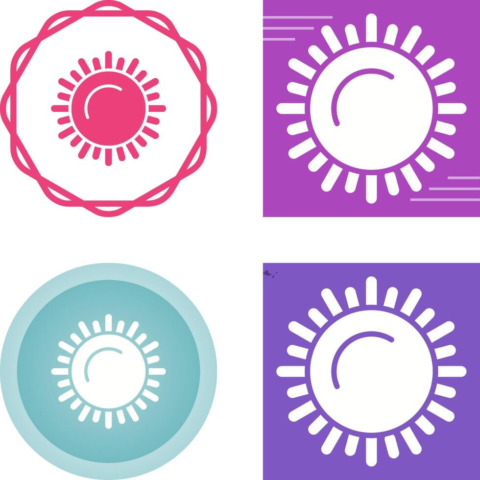 Sun Vector Icon