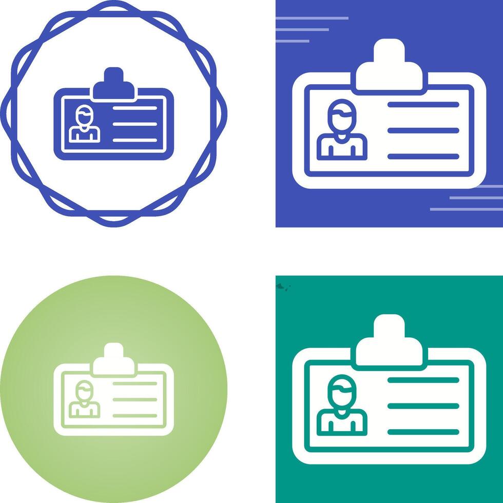 Id Card Vector Icon