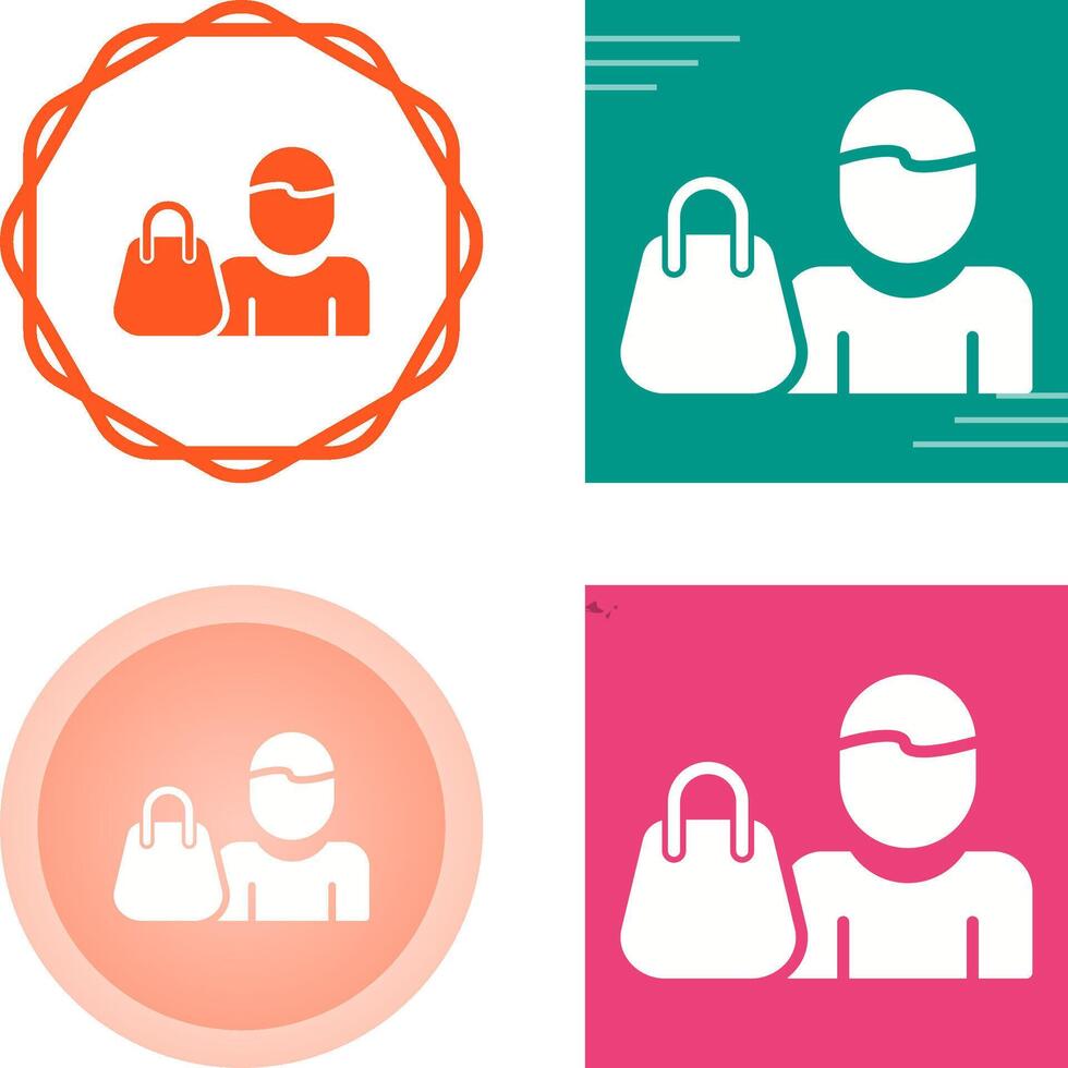 Personal Shopper Vector Icon