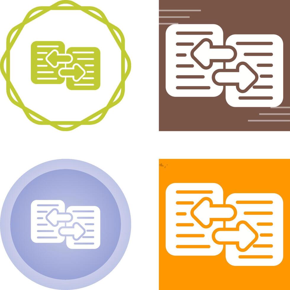 Data Transfer Vector Icon