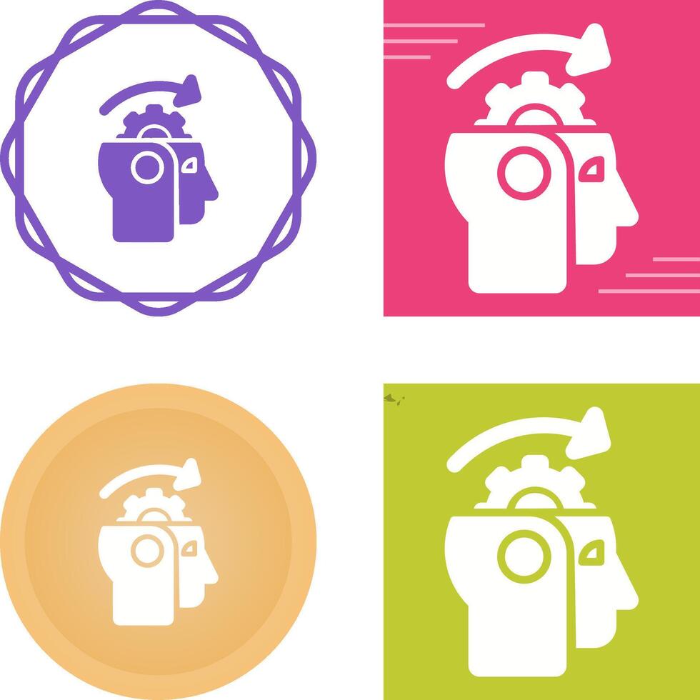 Machine Learning Vector Icon