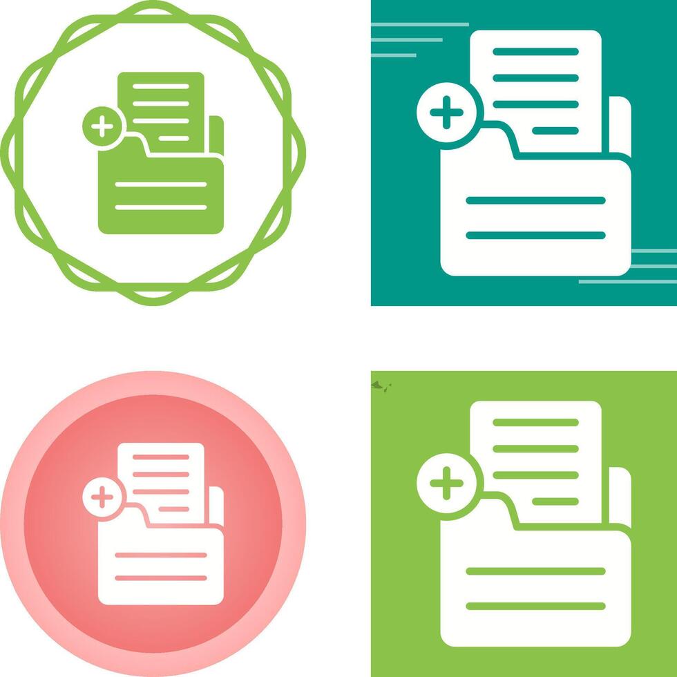 Document Add Vector Icon