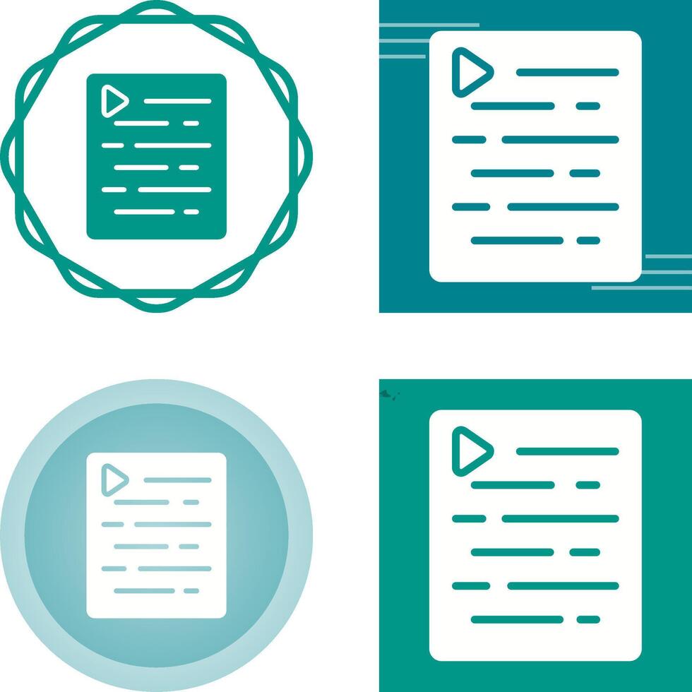 Document Indent Vector Icon