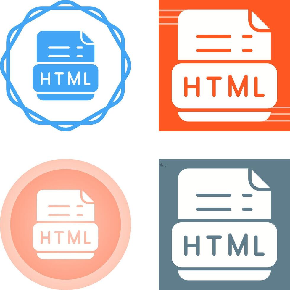 Html Vector Icon