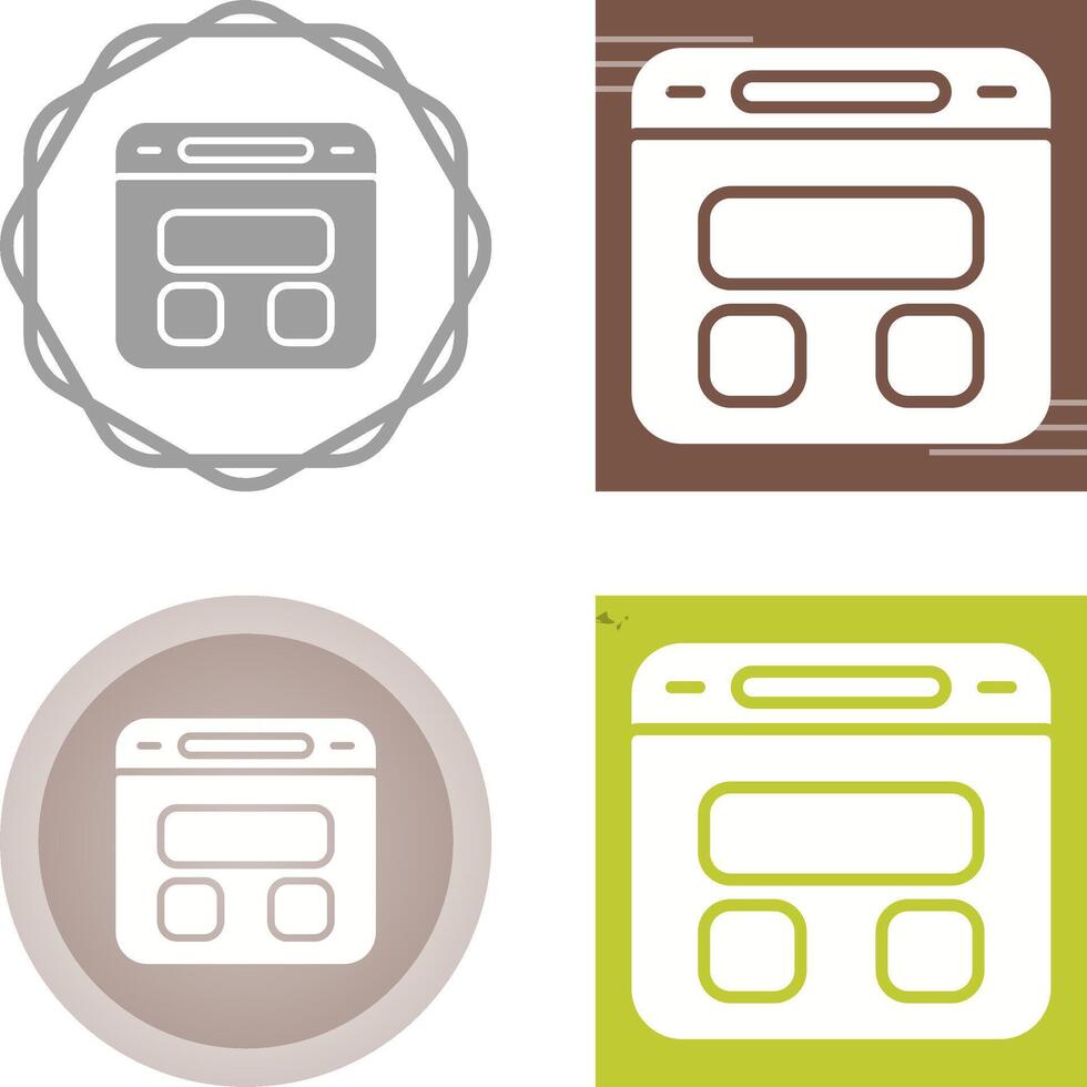 Browser Vector Icon