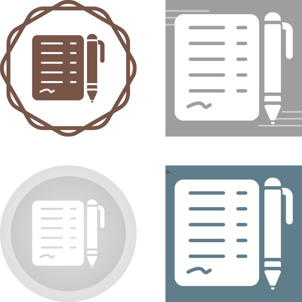 Document Signed Vector Icon