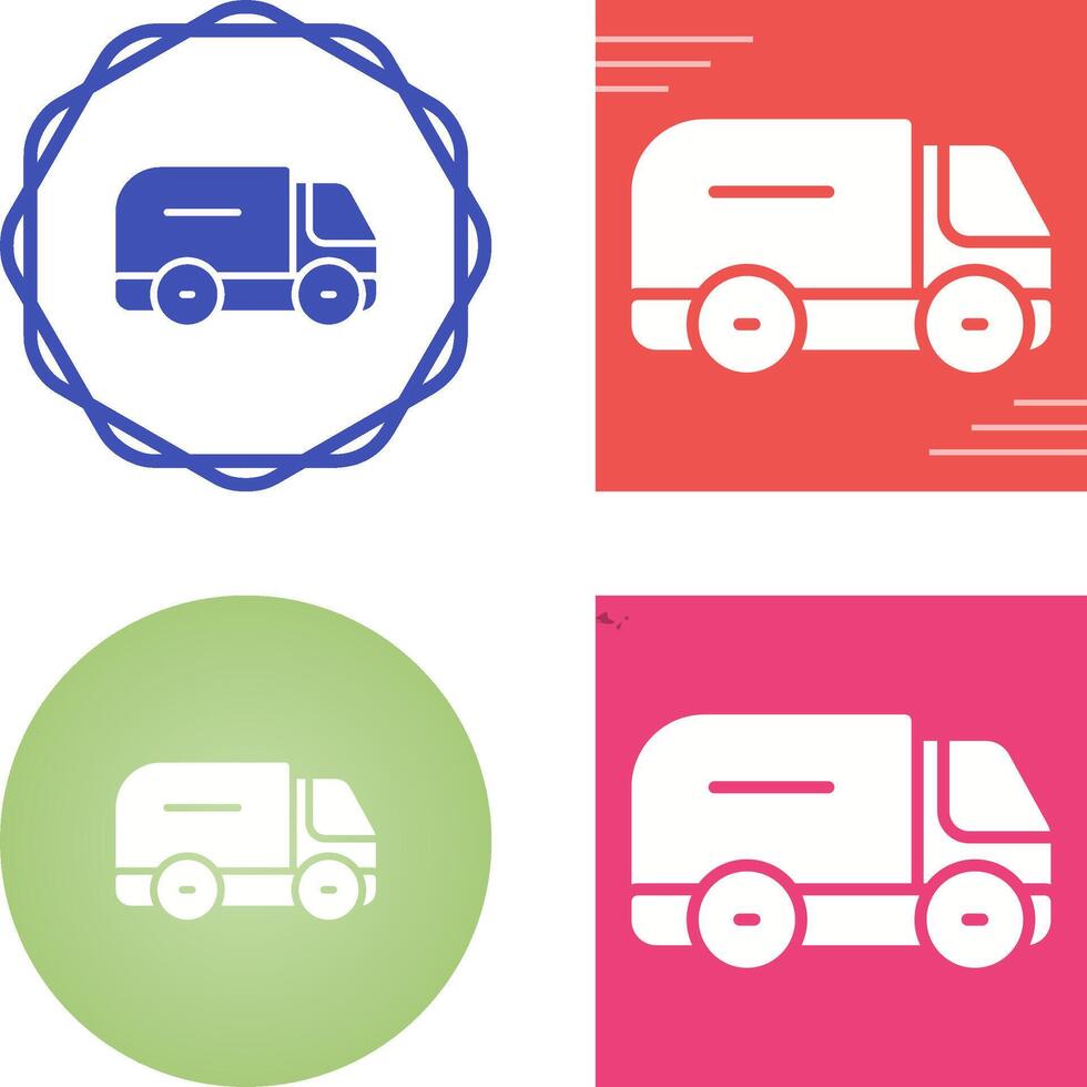 Truck Side Vector Icon