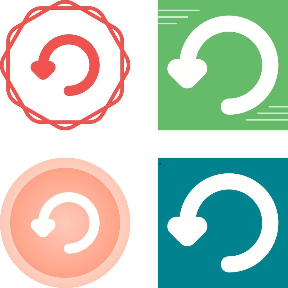Rotate Left Vector Icon