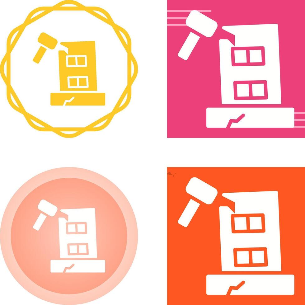 Industry Disruption Vector Icon