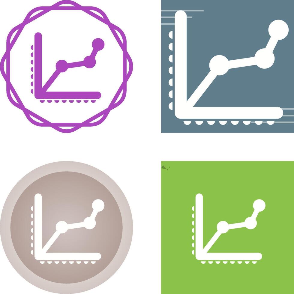 Line Chart Vector Icon