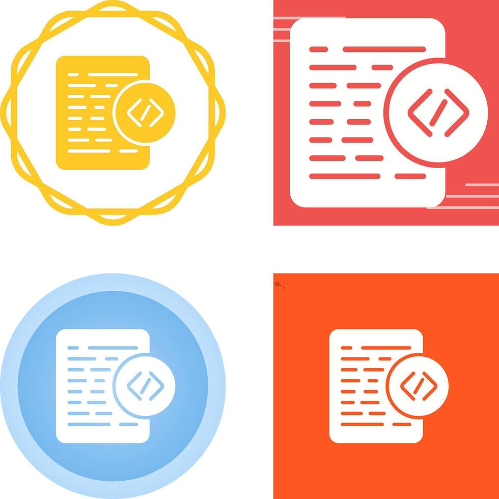 Document Metadata Vector Icon