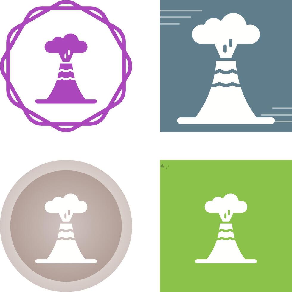 Volcano Vector Icon