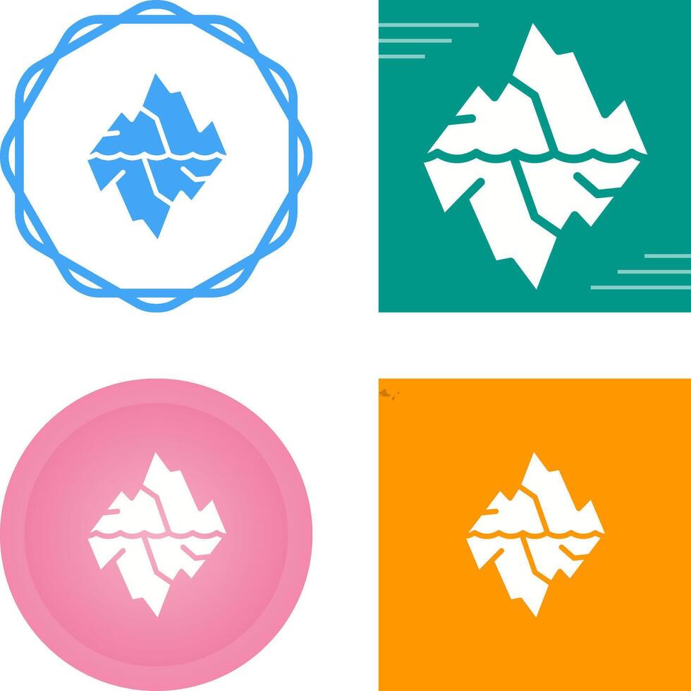 Glacier Vector Icon