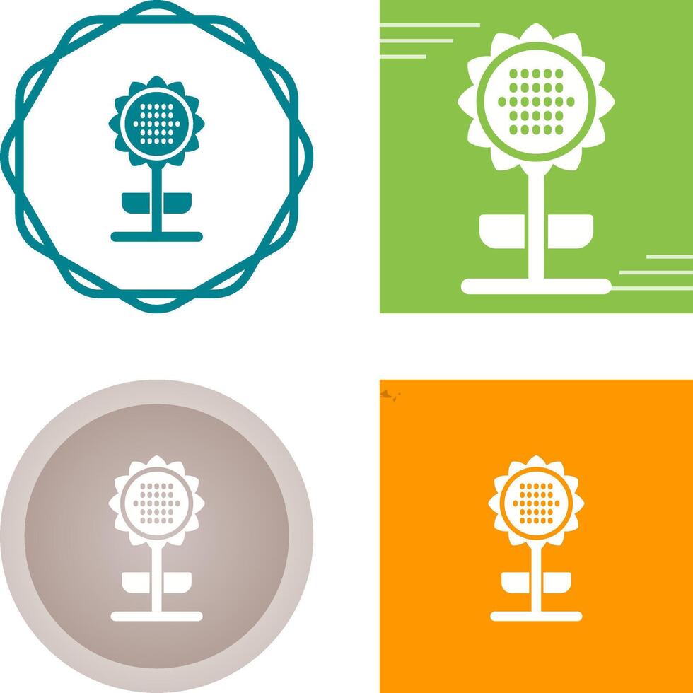 Sunflower Vector Icon