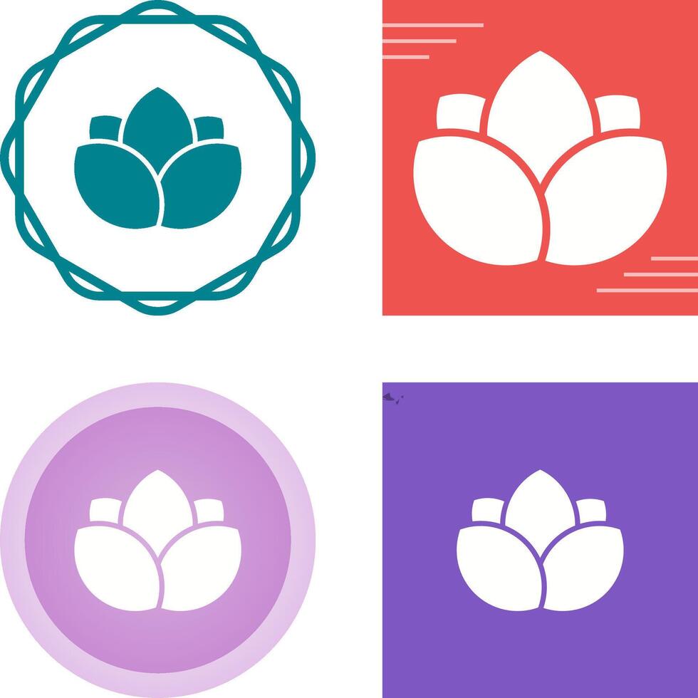 Lotus flower Vector Icon