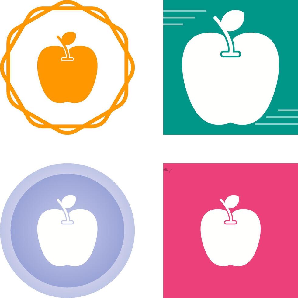 icono de vector de manzana