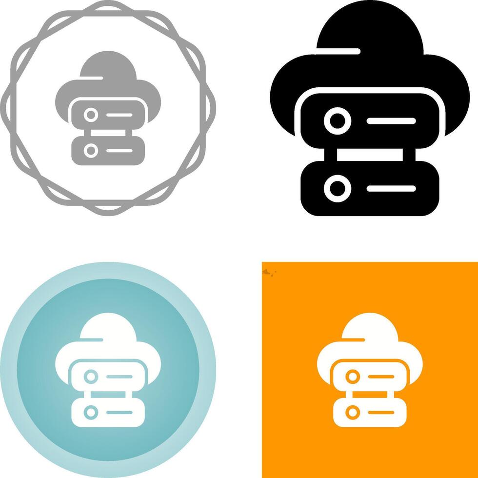 Web Hosting Vector Icon