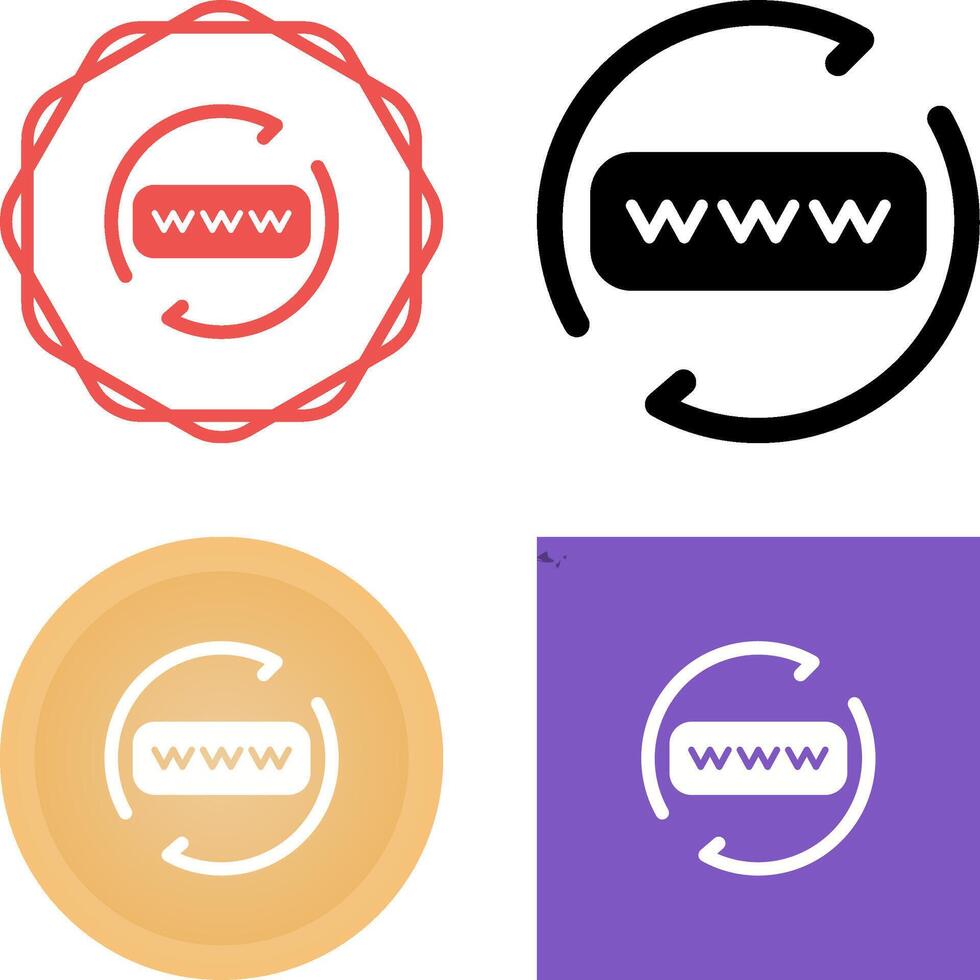 Domain Renewal Vector Icon