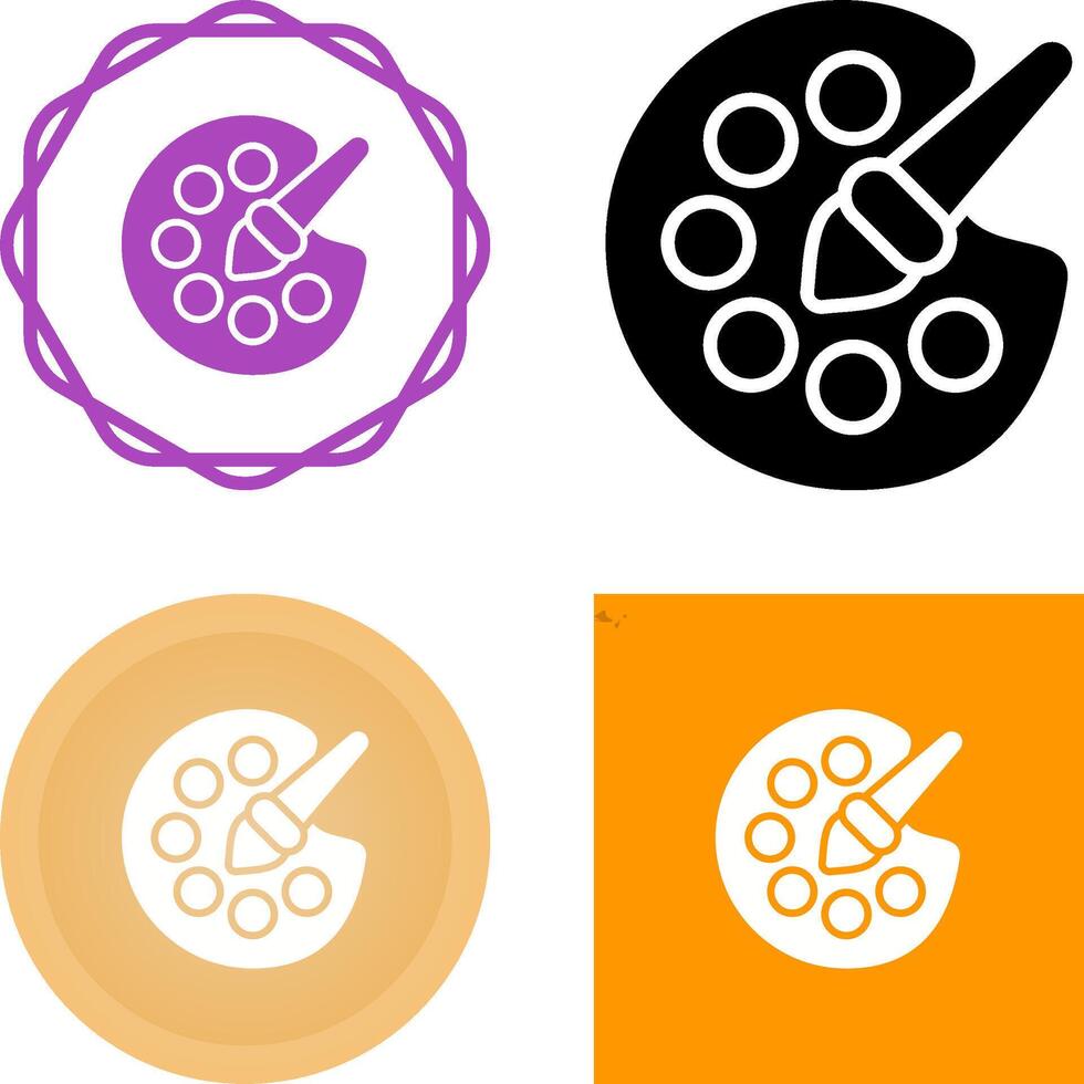 Artist Palette Vector Icon