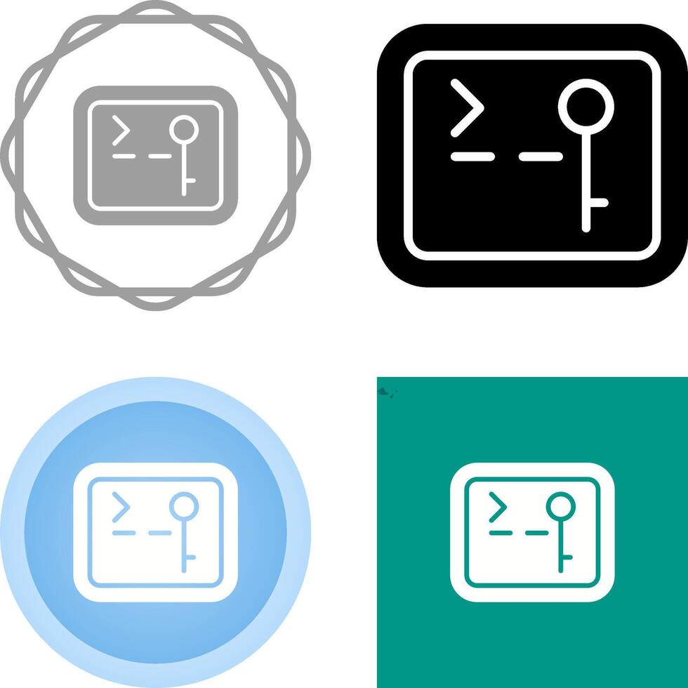 SSH Access Vector Icon