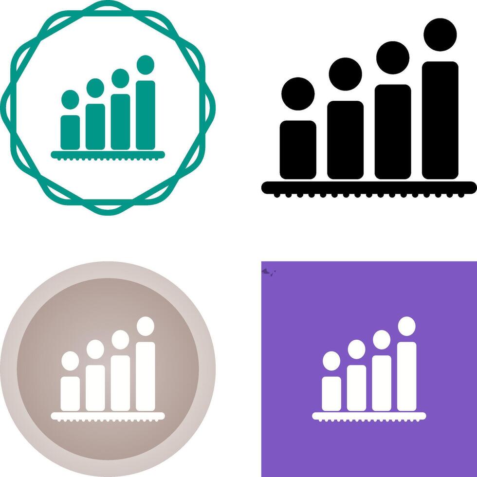 Bar Chart Vector Icon