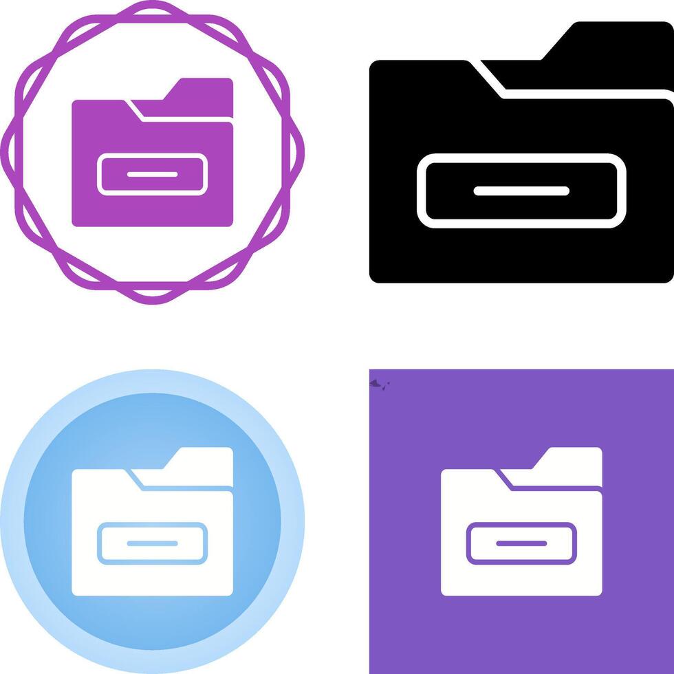 File Folder Vector Icon