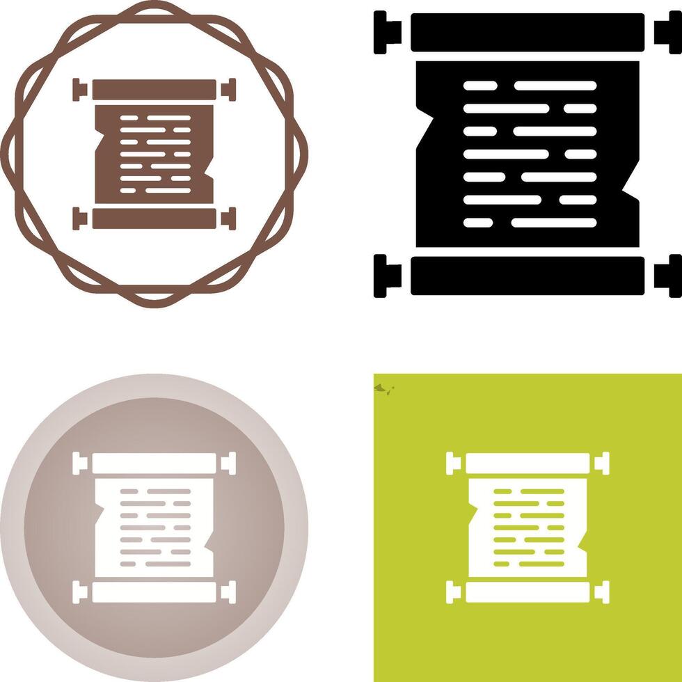 Scroll Vector Icon