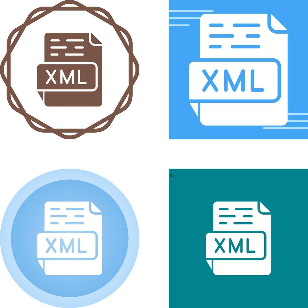 XML Vector Icon