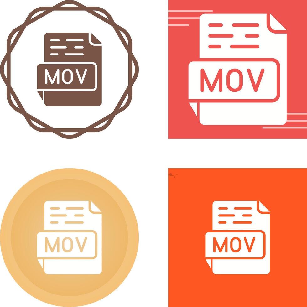 MOV Vector Icon
