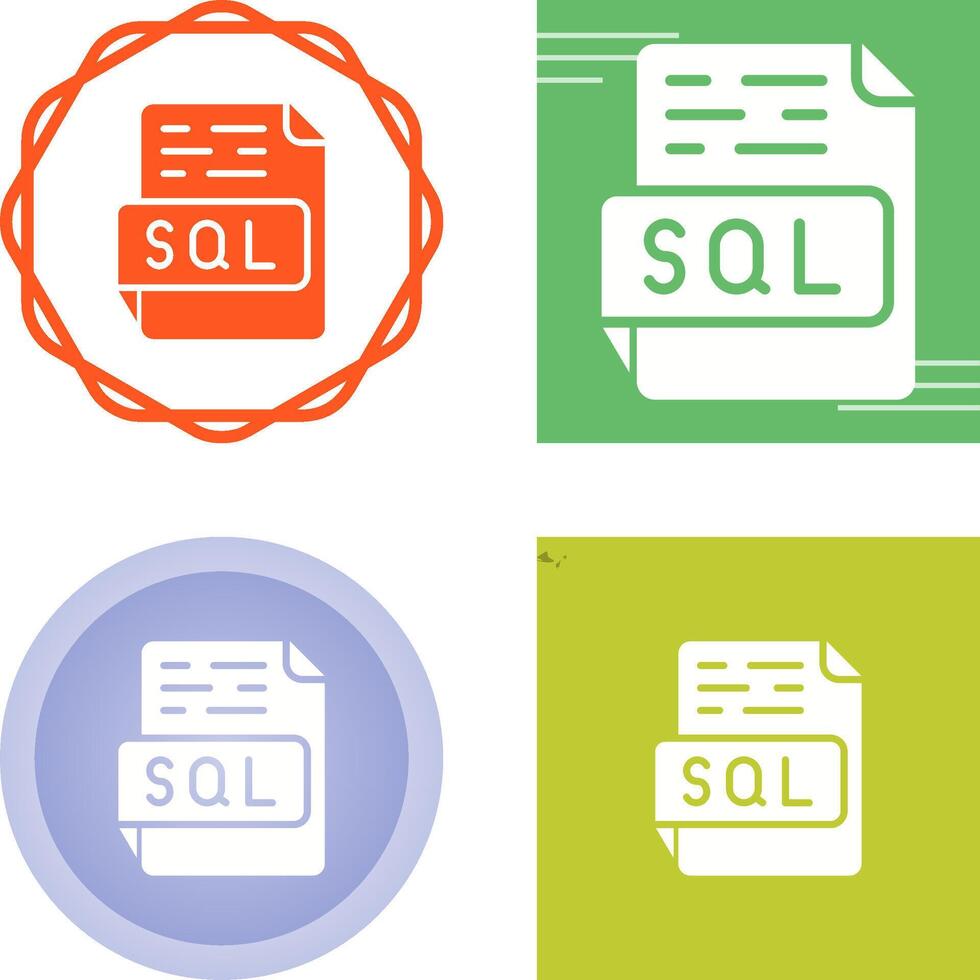 SQL Vector Icon