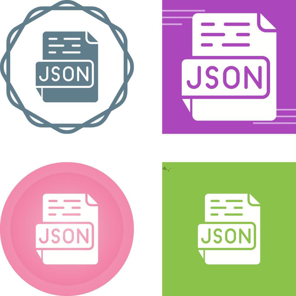 JSON Vector Icon