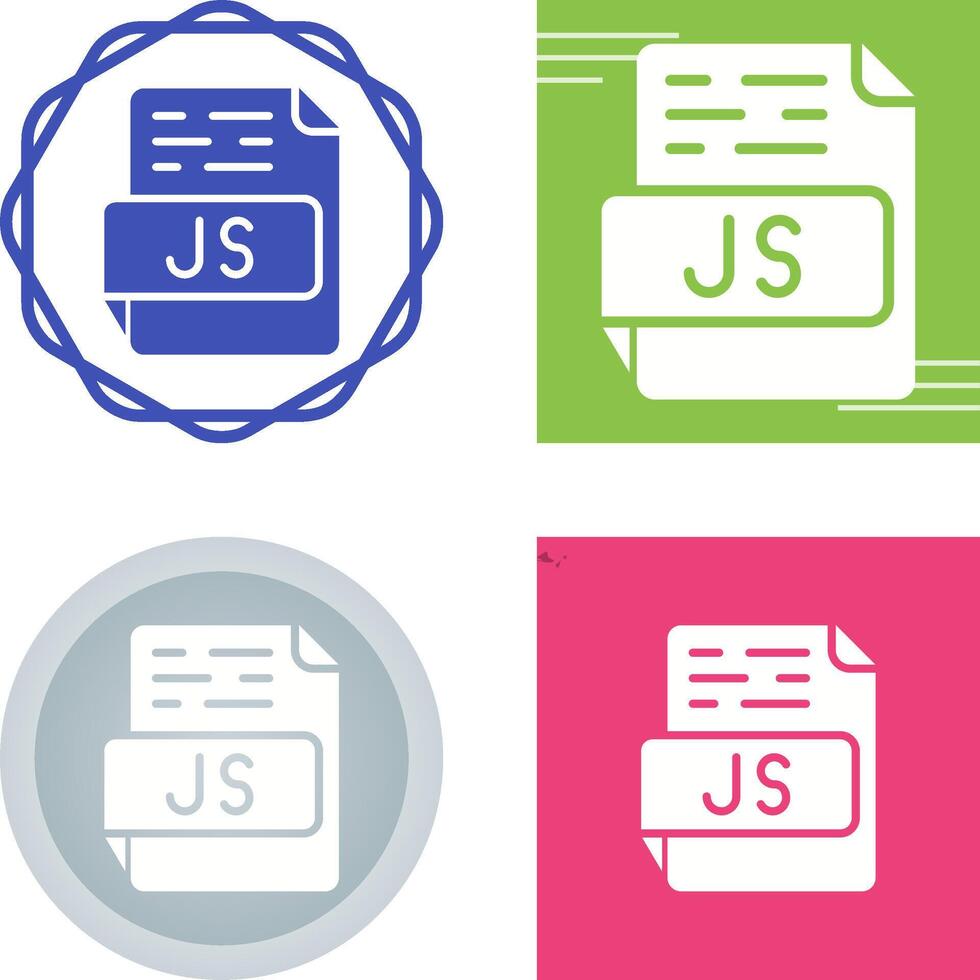 JS Vector Icon 40783154 Vector Art at Vecteezy