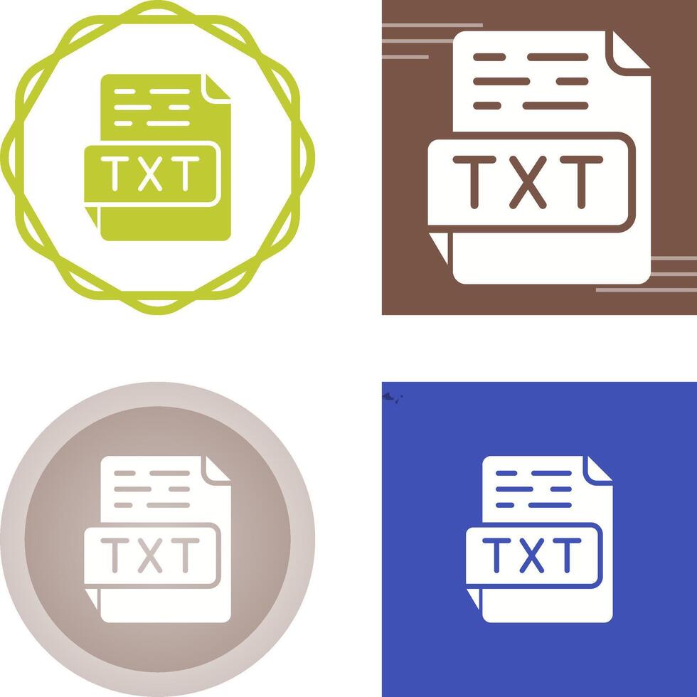 TXT Vector Icon