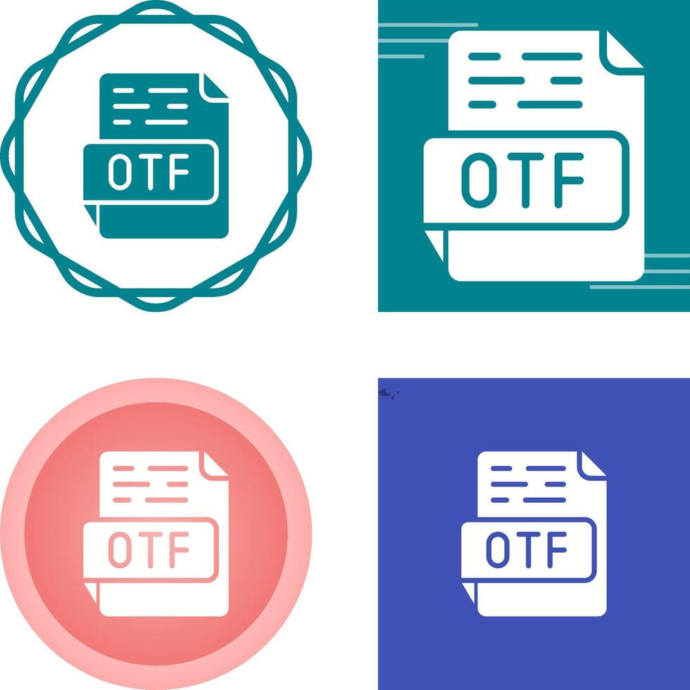 OTF Vector Icon