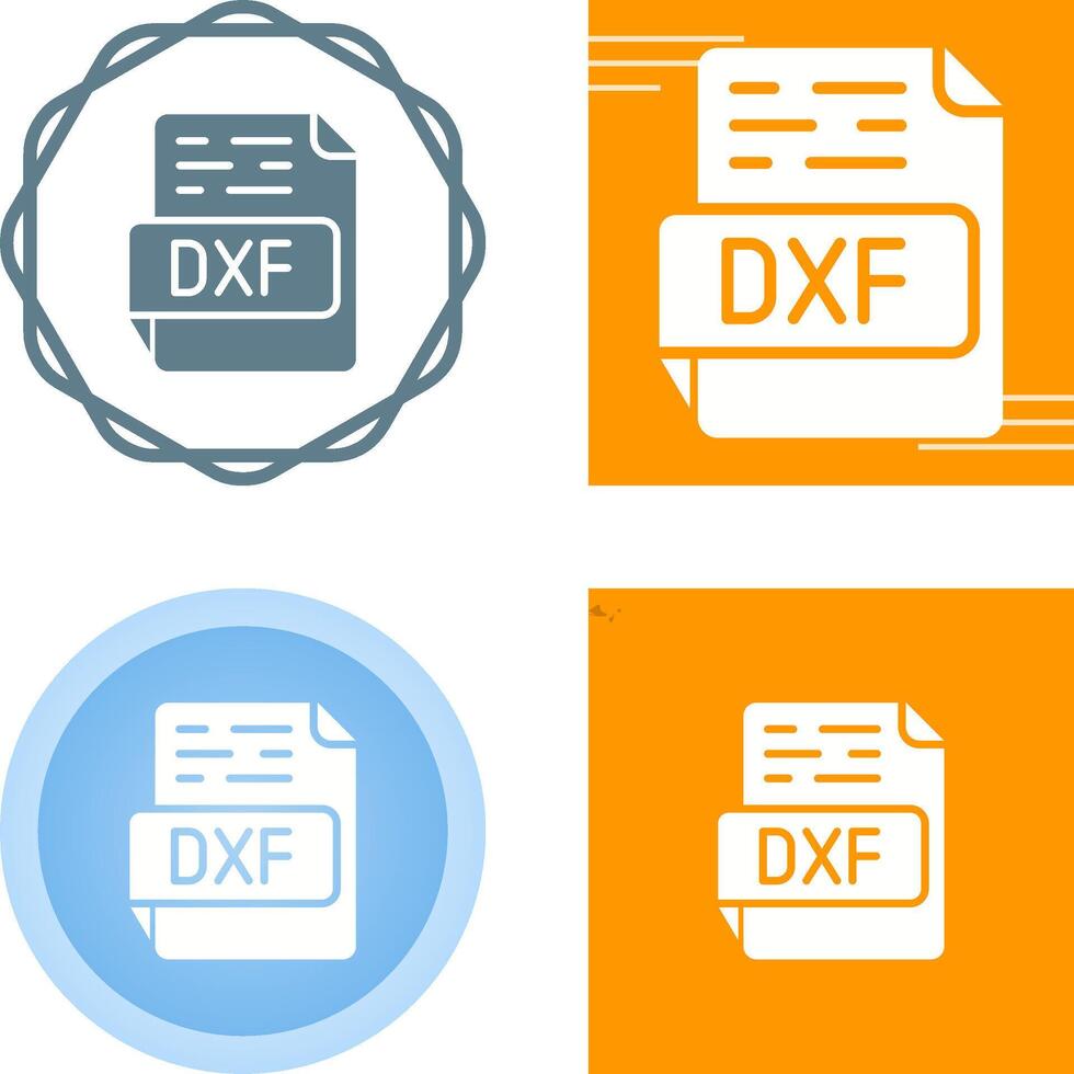 DXF Vector Icon