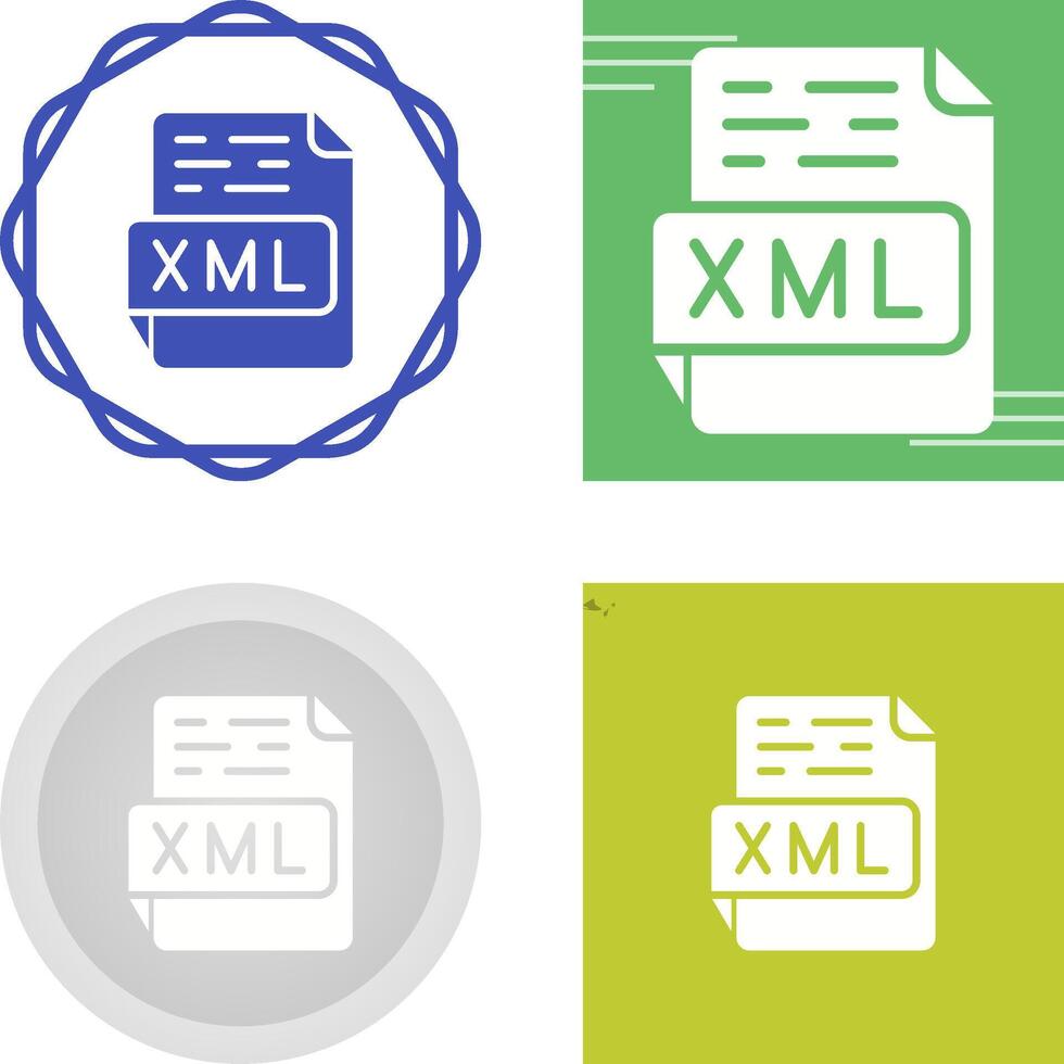 XML Vector Icon