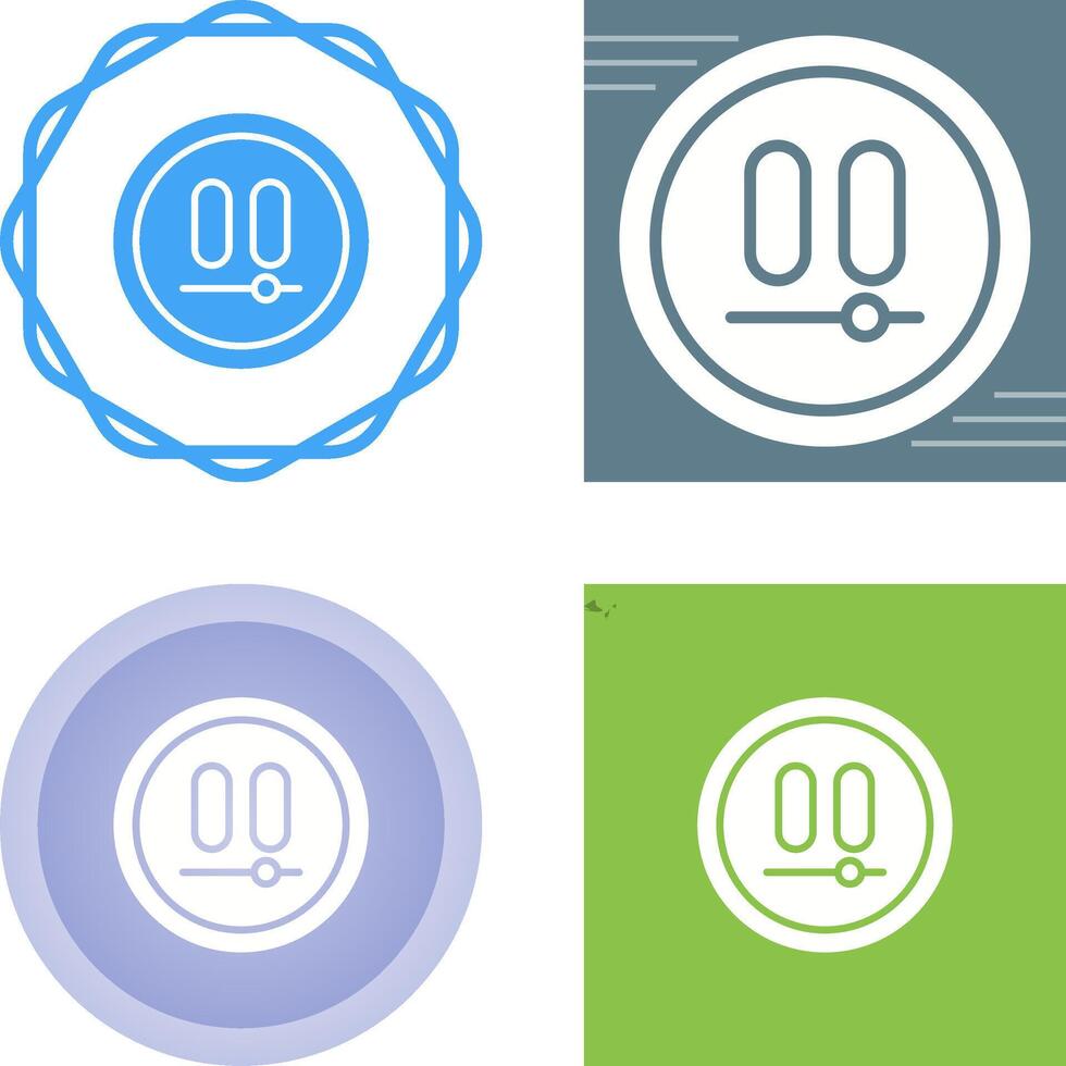 Video Pause Button Vector Icon